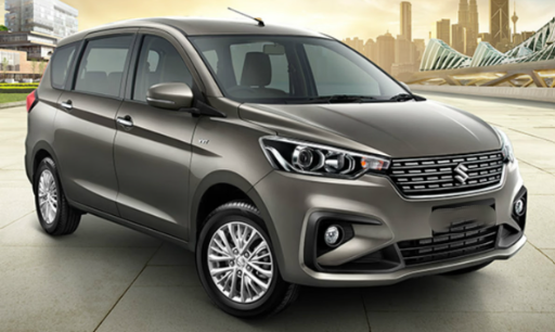 Ertiga family travel vehicle